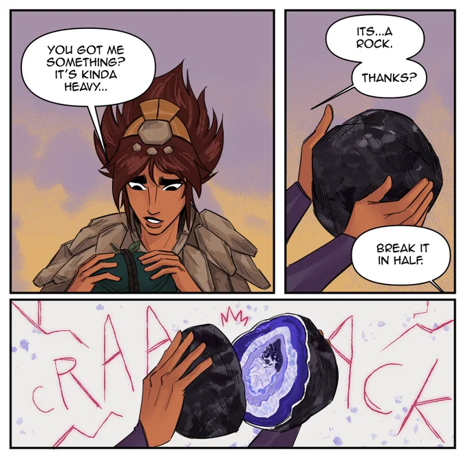 Merry Christmas @777ELS I was your secret santa! Hope you enjoy this lil comic of Taliyah and Yasuo! 

#bardsecretsanta #artoflegends 