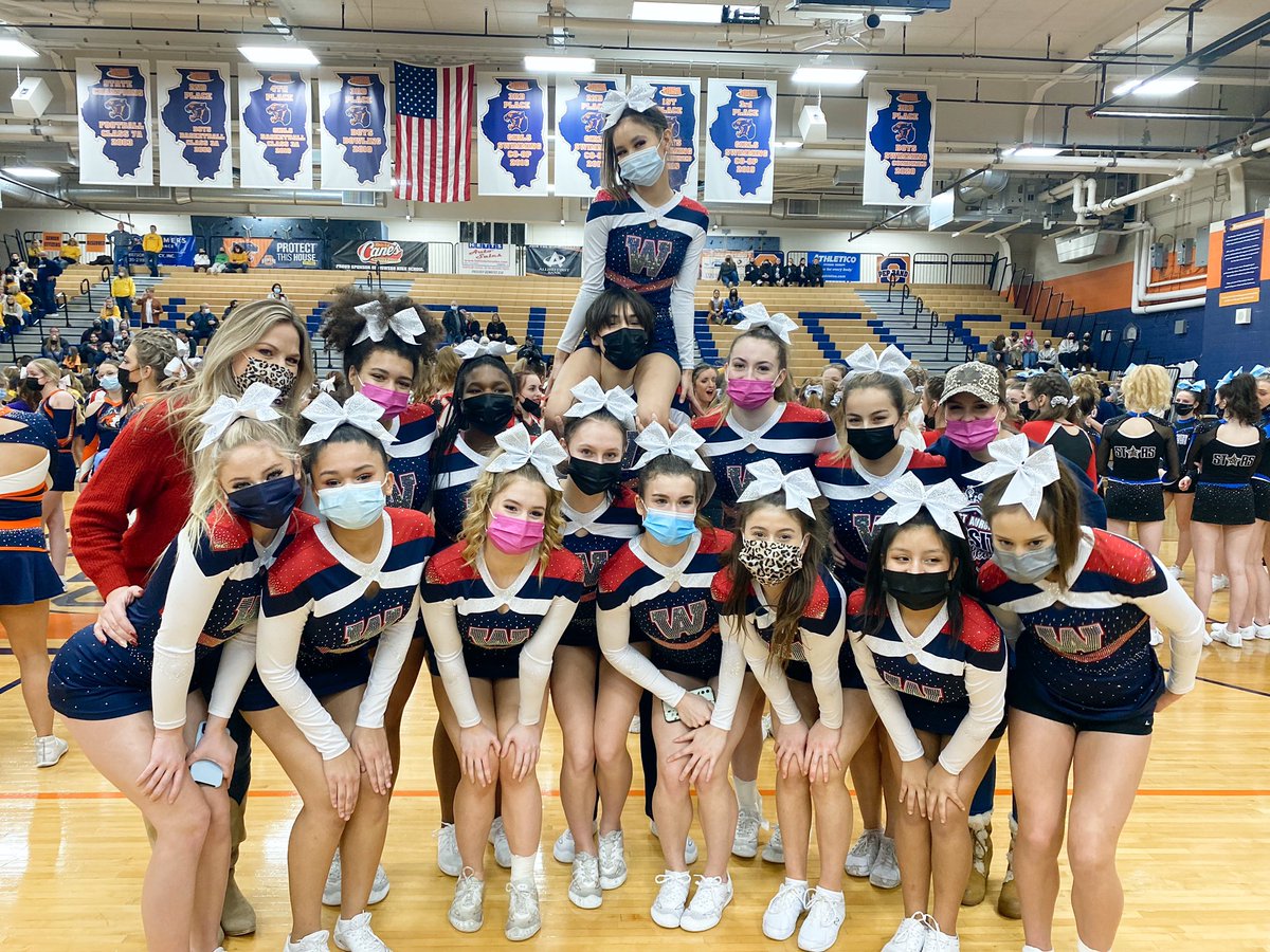 West Aurora Cheerleading tweet media