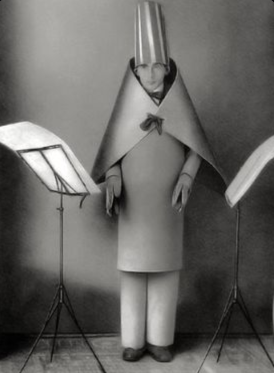 rostack's tweet photo. Today is Hugo Ball's birthday and although we're not performing tonight, our show #AlsoForRoaring was very much inspired by his work (the title was taken from a phrase in his diaries) and the Dadaist movement. We celebrate buffoonery & a requiem mass for him today #HugoBall https://t.co/U41W2mEfVH