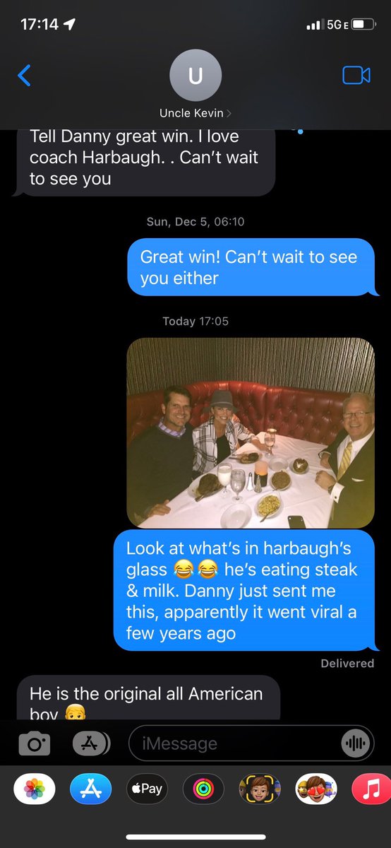 DannyDeehunt's tweet photo. Getting Alex’s Ohio family on the winning team. Uncle Kevin knows wassup #milkandsteak #leadersandbest https://t.co/3UIGeOjzKo