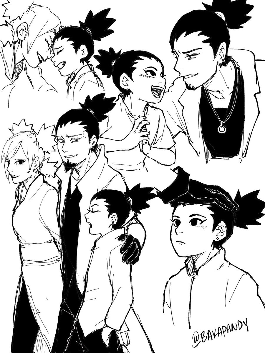 Sorry for being mean to Shikamaru here's some fluff 