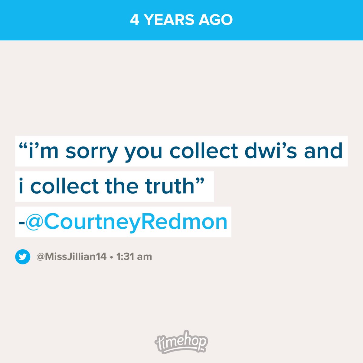 ⁦<a href="/CourtneyRedmon/">Courtney</a>⁩ just giving you my yearly reminder