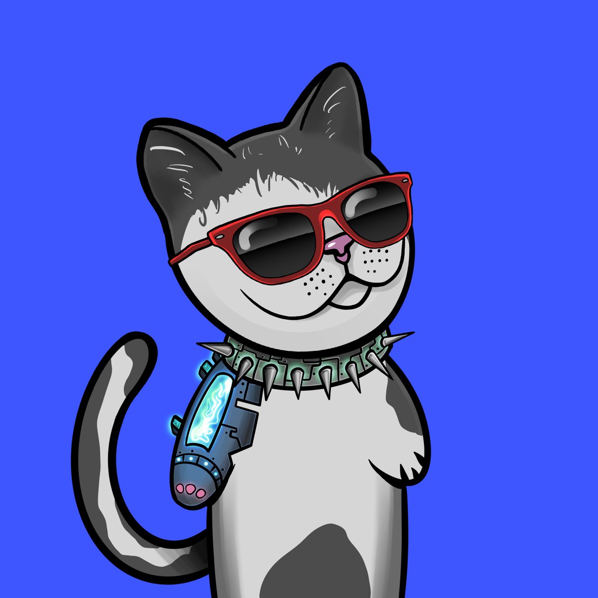 @CyberCatClubNFT pretty excited about my new Cat!  Thank you! Huge fan of the chain!!!!!!