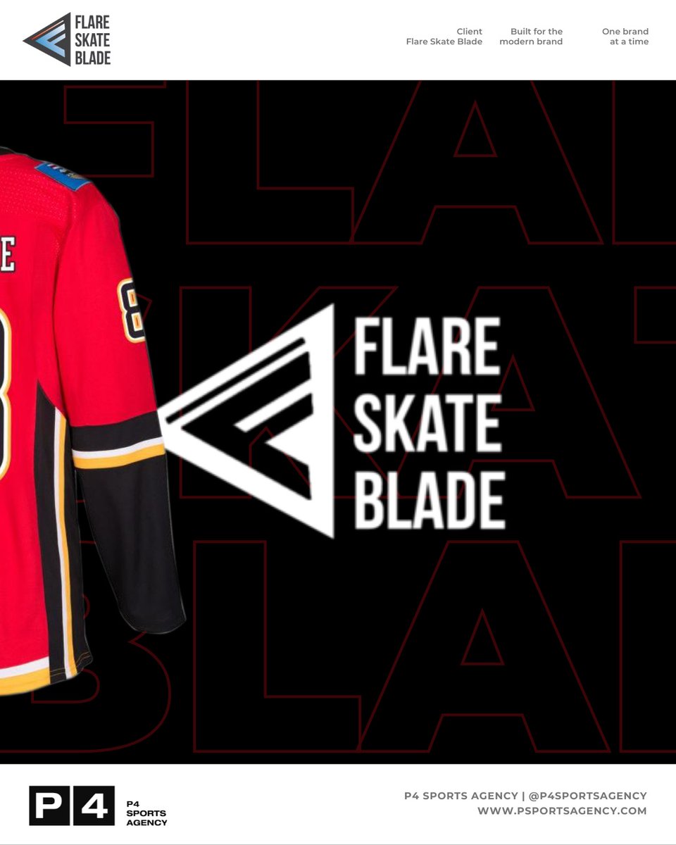 P4SportsAgency's tweet photo. P4 CLIENT SHOWCASE | Flare Skate Blade

"I really enjoy using the Flare Skate Blades and have noticed a huge difference. I feel faster on the ice, stronger on my turns, and have more stability on my feet." 

-Andrew Mangiapane, Calgary Flames 

#P4Sports 
https://t.co/93x5b5J3kF https://t.co/5DxdrA2X5l