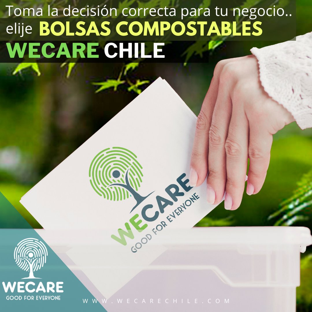 chile_we's tweet photo. Porque no da lo mismo cual elijas... prefiere Bolsas Compostables WeCare Chile.. Simple Para Ti, Bueno Para Todos... 
#chilesinbasura #cuidemoselagua https://t.co/rabtxqjb3T
