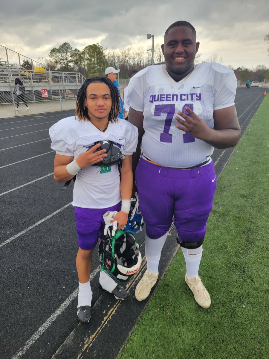 Enjoyed playing with an old teammate in the Queen City Senior Bowl!