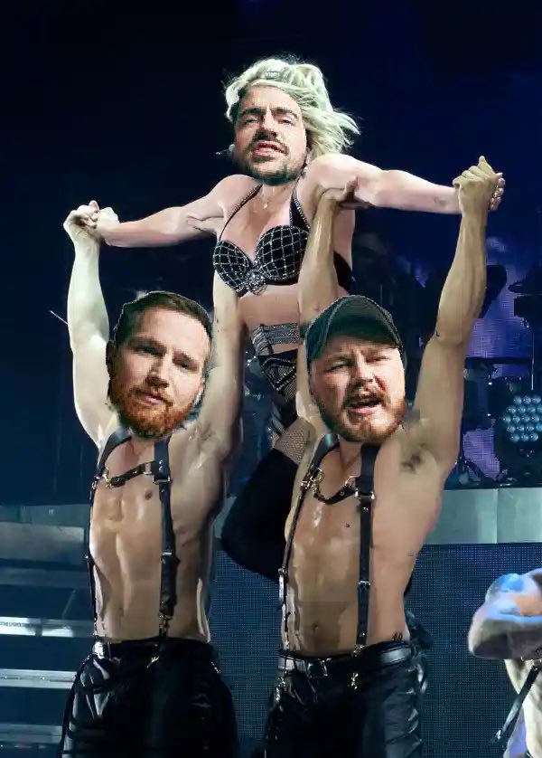 Jon_R_Ferguson's tweet photo. How I imagine the @wellREDtour @WellREDpodcast show in Nashville ending tonight. https://t.co/hCJNH1TVF4
