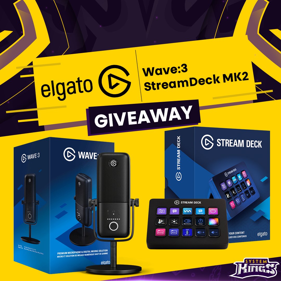 🚨GIVEAWAY ALERT🚨
Het eindejaar is inzicht, hoogtijd voor een nieuwe giveaway dus! 
Wat moet je doen? Klik op de onderstaande link 👇 en scoor je punten!
gleam.io/CX8vA/elgato-g…