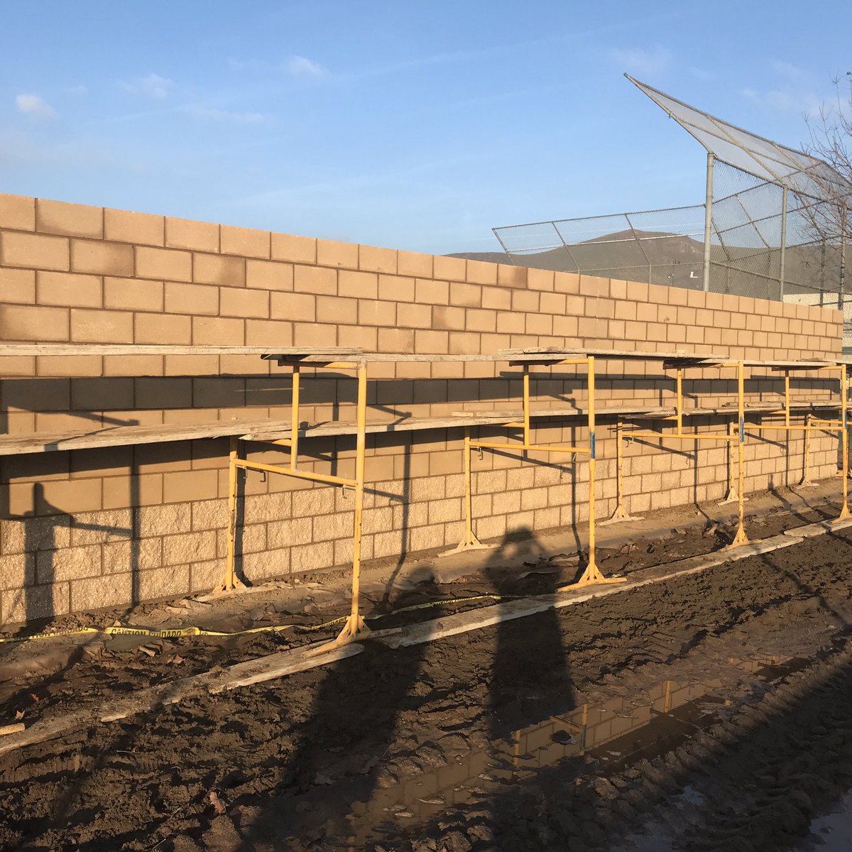 Kendahas's tweet photo. Our new dugouts are shaping up nicely.  Go Cardinals!!! https://t.co/su8qWJJF1e