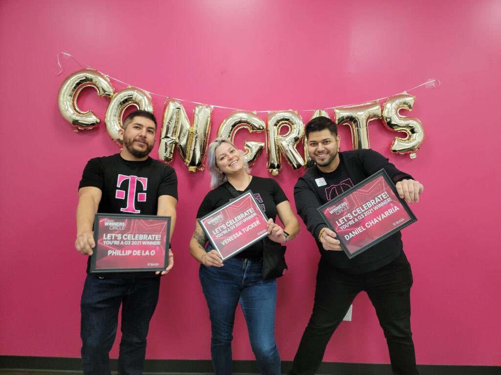 West Towne is celebrating our Q3 Winners Circle winners! #TMobile #WinnersCircle  🥂