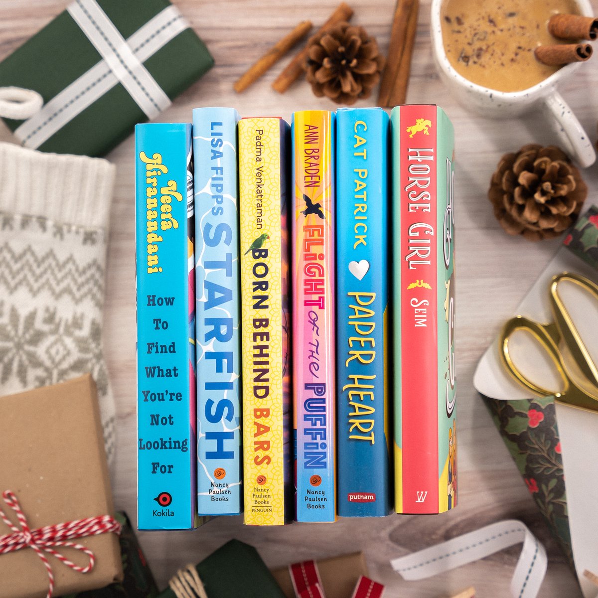 Penguin Kids (@penguinkids) on Twitter photo 🎁 Reminder: Books Make Excellent Presents! 🎁
📚 How to Find What You're Not Looking For by @VeeraHira
📚 Starfish by <a href="/AuthorLisaFipps/">Author Lisa Fipps</a>
📚 Born Behind Bars by <a href="/padmatv/">Padma Venkatraman #TheBridgeHome #BornBehindBars</a>
📚 Flight of the Puffin by @annbradenbooks
📚 Paper Heart by <a href="/seecatwrite/">Cat Patrick</a>
📚 Horse Girl by <a href="/ckseim/">Carrie Seim</a> 🎁 Reminder: Books Make Excellent Presents! 🎁
📚 How to Find What You're Not Looking For by @VeeraHira
📚 Starfish by <a href="/AuthorLisaFipps/">Author Lisa Fipps</a>
📚 Born Behind Bars by <a href="/padmatv/">Padma Venkatraman #TheBridgeHome #BornBehindBars</a>
📚 Flight of the Puffin by @annbradenbooks
📚 Paper Heart by <a href="/seecatwrite/">Cat Patrick</a>
📚 Horse Girl by <a href="/ckseim/">Carrie Seim</a>