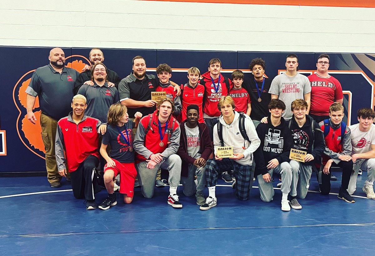 scsathletics1's tweet photo. Whippet wrestlers place 2nd as a team at the 10 team Galion Inv. 
13 placers including 3 champs in Arthur Cain, Garrett Montgomery &amp; Garrett Baker! https://t.co/1THaPCefMQ