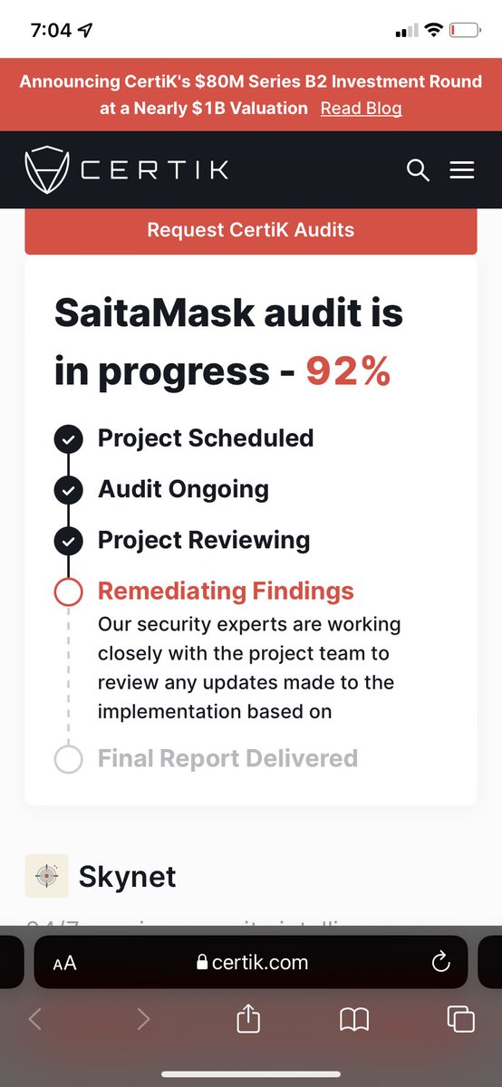 92% wow! #Saitama #SaitaMask #SaitamaWolfPack #SaitamaToken <a href="/Saitamaguru1/">Russell Armand</a> @InuSaitama it’s coming guys! Ignore all the fud and hold onto your seats!