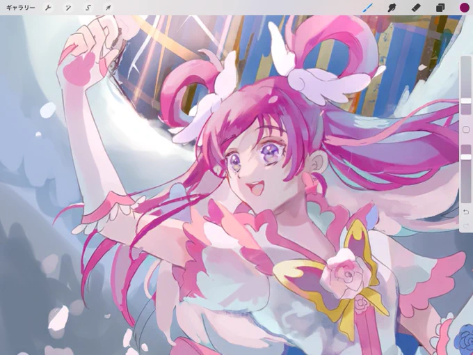 絵描いてますよアピール 
