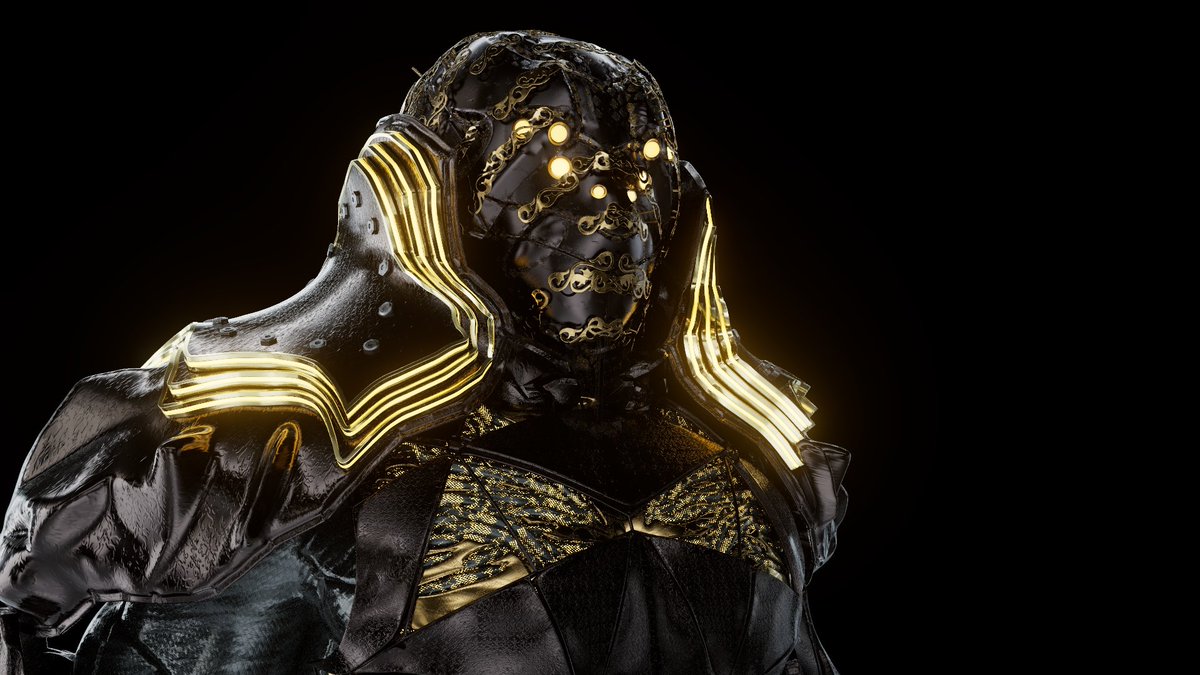 TrevorWilch's tweet photo. Work in progress procedural hard surface design in #sidefx #houdini 
#3dart #3d #3dmodeling #ProceduralArt #render #digitalart #design #cgi #hardsurface #knight #conceptart https://t.co/uy7sroF4CW