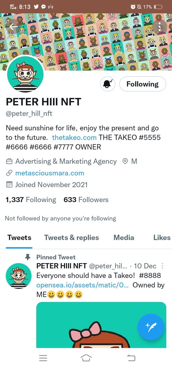 CareyHo8's tweet photo. @peter_hill_nft Done https://t.co/WjweEjcV3m