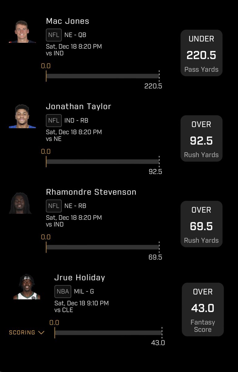 DaddyPrizePicks's tweet photo. 4 player flex play for tonight. #PrizePicks  #nfl #nba https://t.co/cVy2Iarqe1