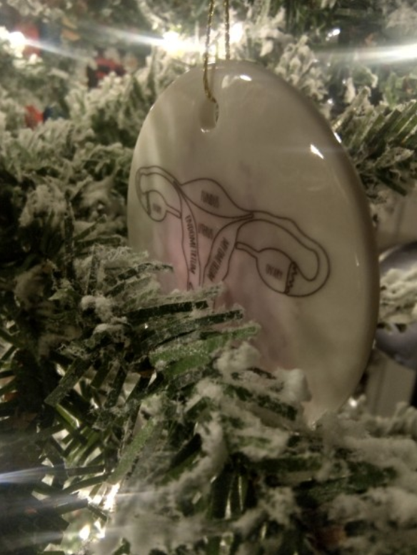 v_ness_l's tweet photo. set up a little baby (fake) tree for the first time in at least a decade ❄️❄️ https://t.co/w204r9GGMr
