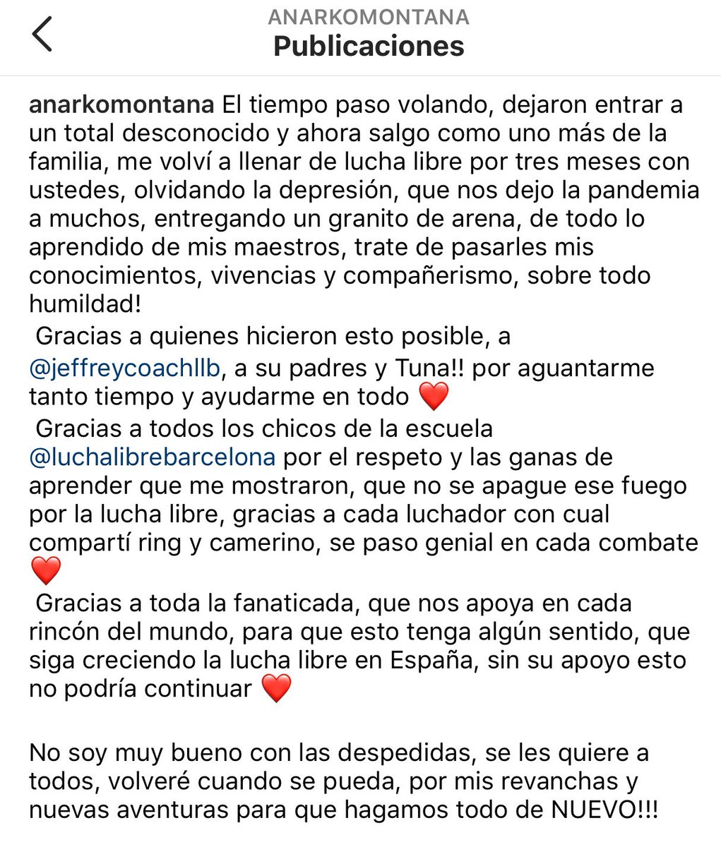 Gracias por todo <a href="/LuchaLibreBCN/">Lucha Libre Barcelona</a> ❤️

#luchalibrechilena #luchalibrebarcelona #britwres #ukwrestling #wearegwf