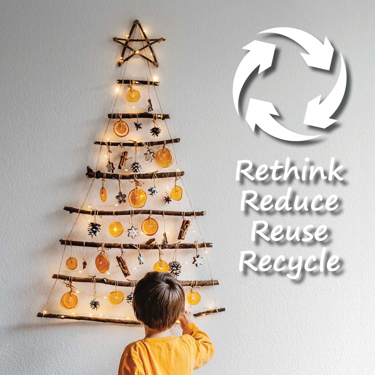 ResRecGipps's tweet photo. It's amazing what a few sticks, some string &amp; a bit of creativity can bring to #christmas.
If you're crafty, making/repurposing decorations is an easy &amp; fun way to a more #sustainablechristmas. https://t.co/4y1pflZytu

#MaximiseResourcesMinimiseWaste
#resourcerecovery https://t.co/ybGUam2cbR