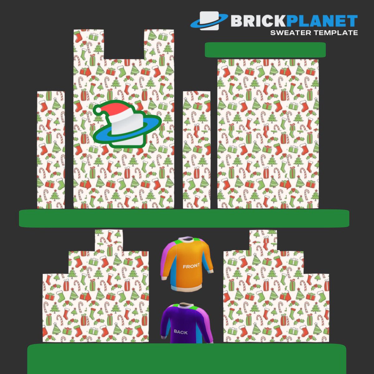 yassin1645's tweet photo. @brickplanet This is my submission! (discord : Plotagon | プロタゴン#5908 ) #BrickPlanetUglySweaterContest https://t.co/SHPYXC8SpR