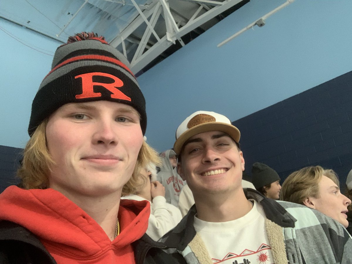 Raacletes at the hockey game <a href="/CameronKohl7/">Cameron Kohl</a> <a href="/Romeo_RAAC/">Romeo Athletic Advisory Committee</a>