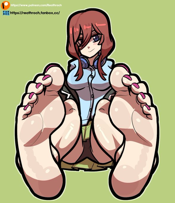 ReathrochさんがTwitterに投稿した中野三玖(五等分の花嫁)のイラスト。