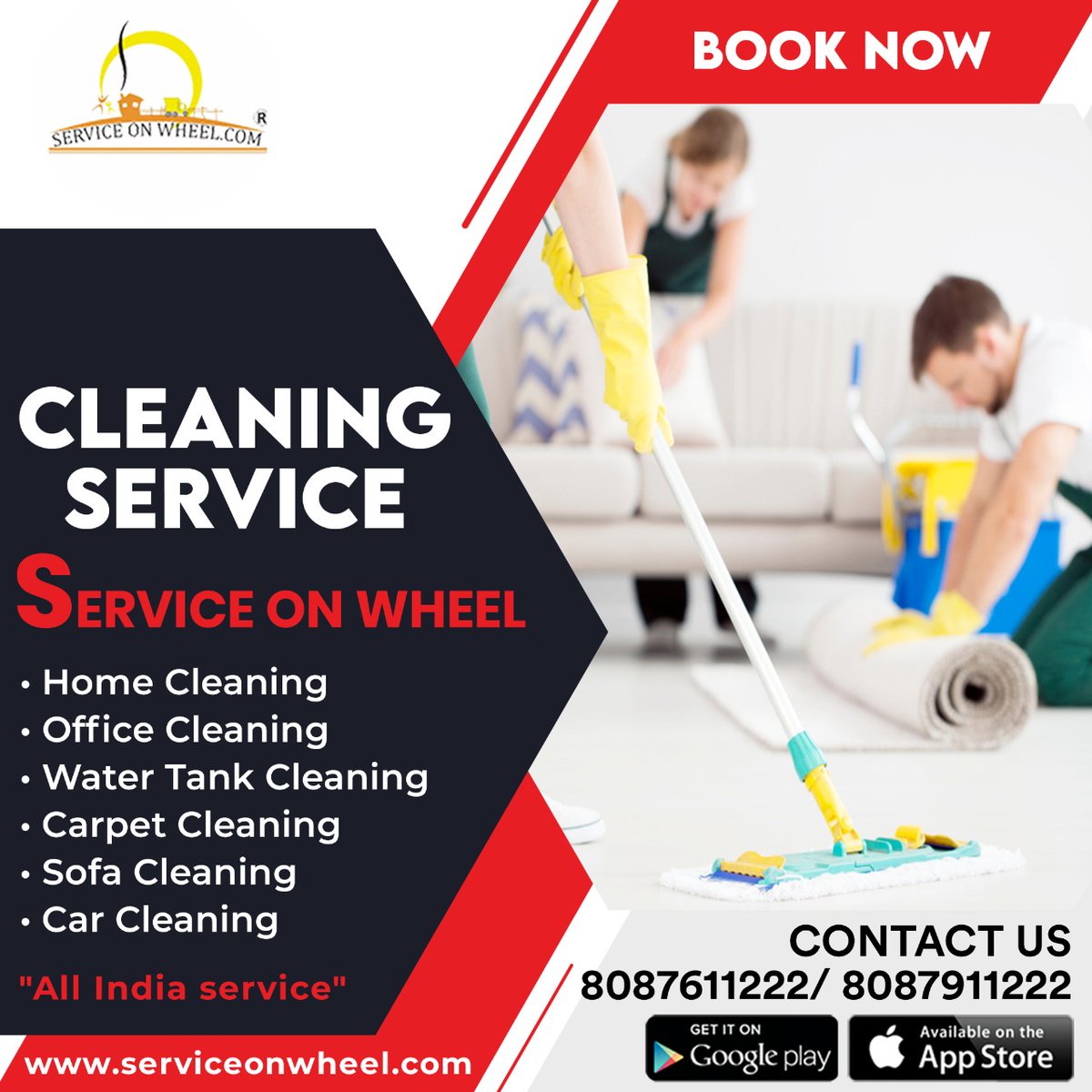 ServiceOnWheel_'s tweet photo. ❤️Just call us for CLEANING SERVICES at your doorstep services. 
📣 ALL INDIA SERVICE
✅Book Now
Visit https://t.co/uuVFKOoNVg or 
Call us : 8237611222
Download Our App ⏩
https://t.co/avAIGk6mNF   
#love #instagood #fashion #beautiful #happy #cute #follow  #photooftheday https://t.co/nqvVmSQET5