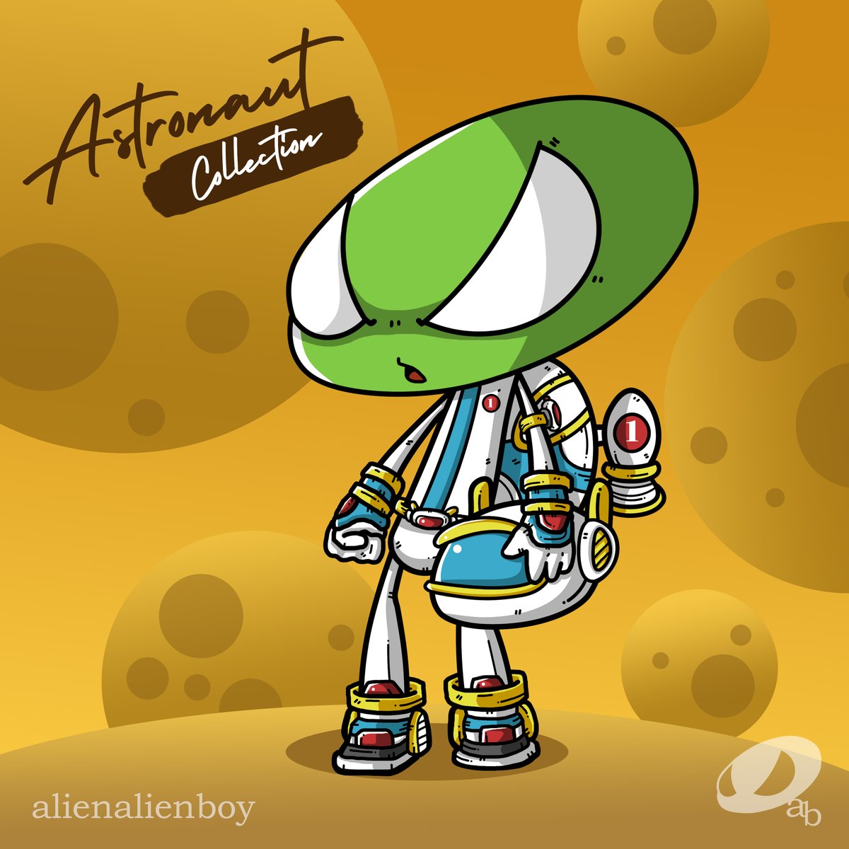 alien_alien_boy's tweet photo. 🎉New Collection!!🎉

AlienAlienBoy : "Astronaut Collection"🚀🚀
Out now! On OpenSea

Check Link in Bio.

#nft #nfts #btc #eth #art #opensea #Alien #Aliens  #NFTCollection #nftcollector  #nftartist #nftgallery #nftdrop #digitalart #cryptoart #crypto #illustration #Nasa #astronaut https://t.co/aXLM3OBu2n