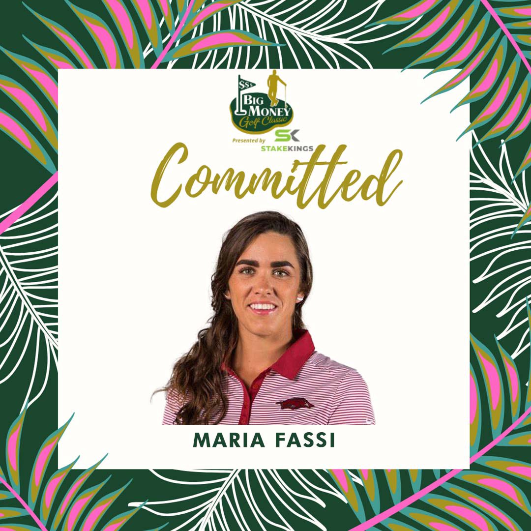 Maria Fassi has committed to play in the Women’s Big Money Golf Classic January 12 - 14 at Orange County National. Her entry earns her a shot at a share of $400,000. @StakeKings @MariaFassi0