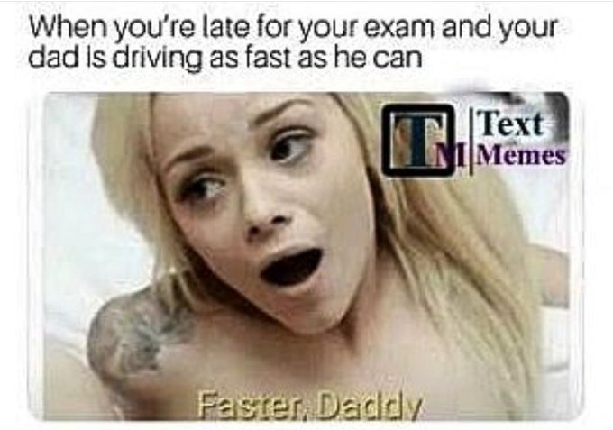 Faster Daddy 🚗 https://t.co/wRHhkKy2Fp