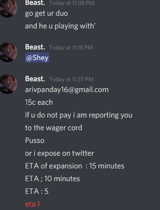 Beast tweet media