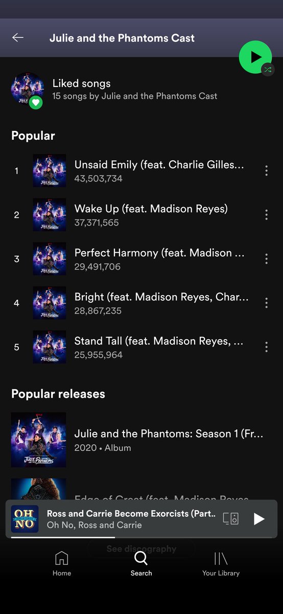 I'll just say this.
Don't you dare fucking tell me it wasn't popular Netflix. #JulieAndThePhantoms