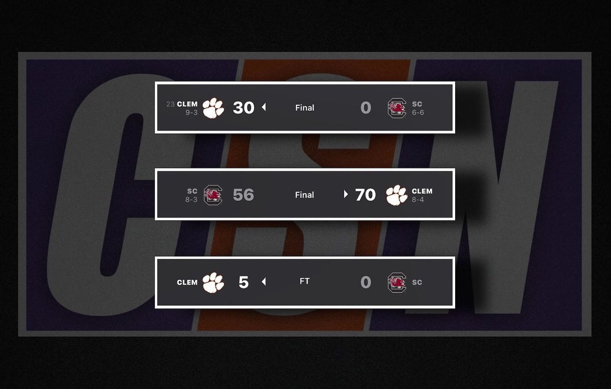 Life has been good against our “rivals” lately 😎🏈🏀⚽️