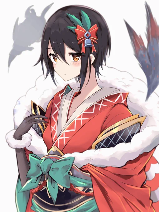 クリスマスセリカ
ちらっと見える鎖骨好き

#パズドラ
#パズドライラスト 