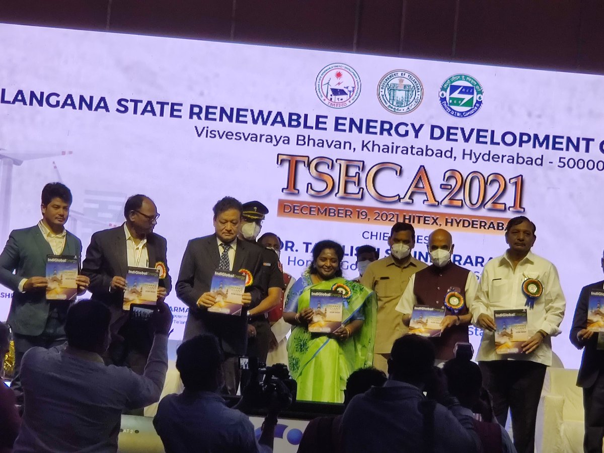 EDEnggTSRTC's tweet photo. @tsrtcmdoffice @TSRTCHQ #TSECA
Received Telangana State Energy Conservation awards, Gold and Silver awards on fuel conservation for Sathupaly and Godavarikhani depots, from Her Excellency, The Governor of Telangana, Dr Tamilisai Soundarajan garu. https://t.co/IkZ6f0GpiW