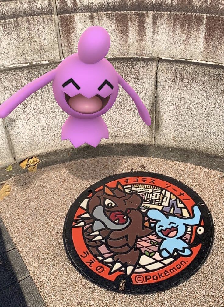 Snowman905 上野公園で見つけた ソーナノとチゴラスのマンホール ポケモンgo ソーナノ 色違い マンホール T Co Djwfj6r7x2 Twitter