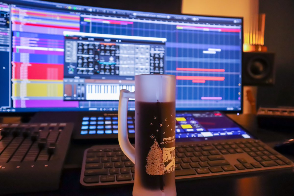 brenneisenmusic's tweet photo. My wife is a pretty badass mixologist. Her Glühwein (mulled wine) is amazing. Thanks for keeping my body and soul warm on busy evenings in the studio.
#composer #studio #glühwein #gluewine #winetime #diwine https://t.co/a7Wy1LvO6Q
