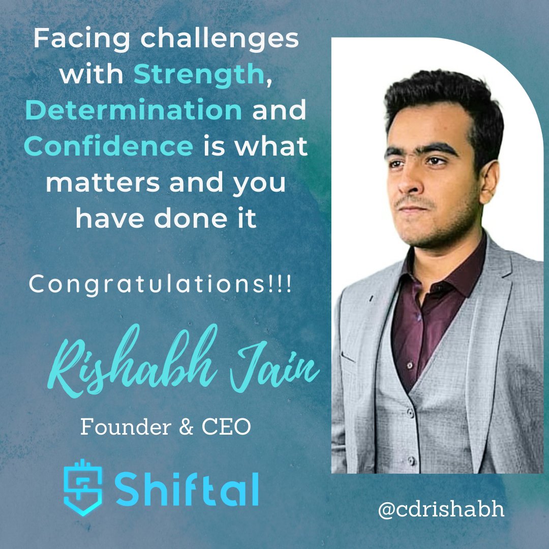Shiftal (@shiftalofficial) on Twitter photo #congratulations <a href="/cdrishabh/">Rishabh Jain</a>, you did it again
ibtimes.sg/rishabh-jains-…
#ibtimes #startuplife #founder #lifelessons #introduction #congratulations <a href="/cdrishabh/">Rishabh Jain</a>, you did it again
ibtimes.sg/rishabh-jains-…
#ibtimes #startuplife #founder #lifelessons #introduction