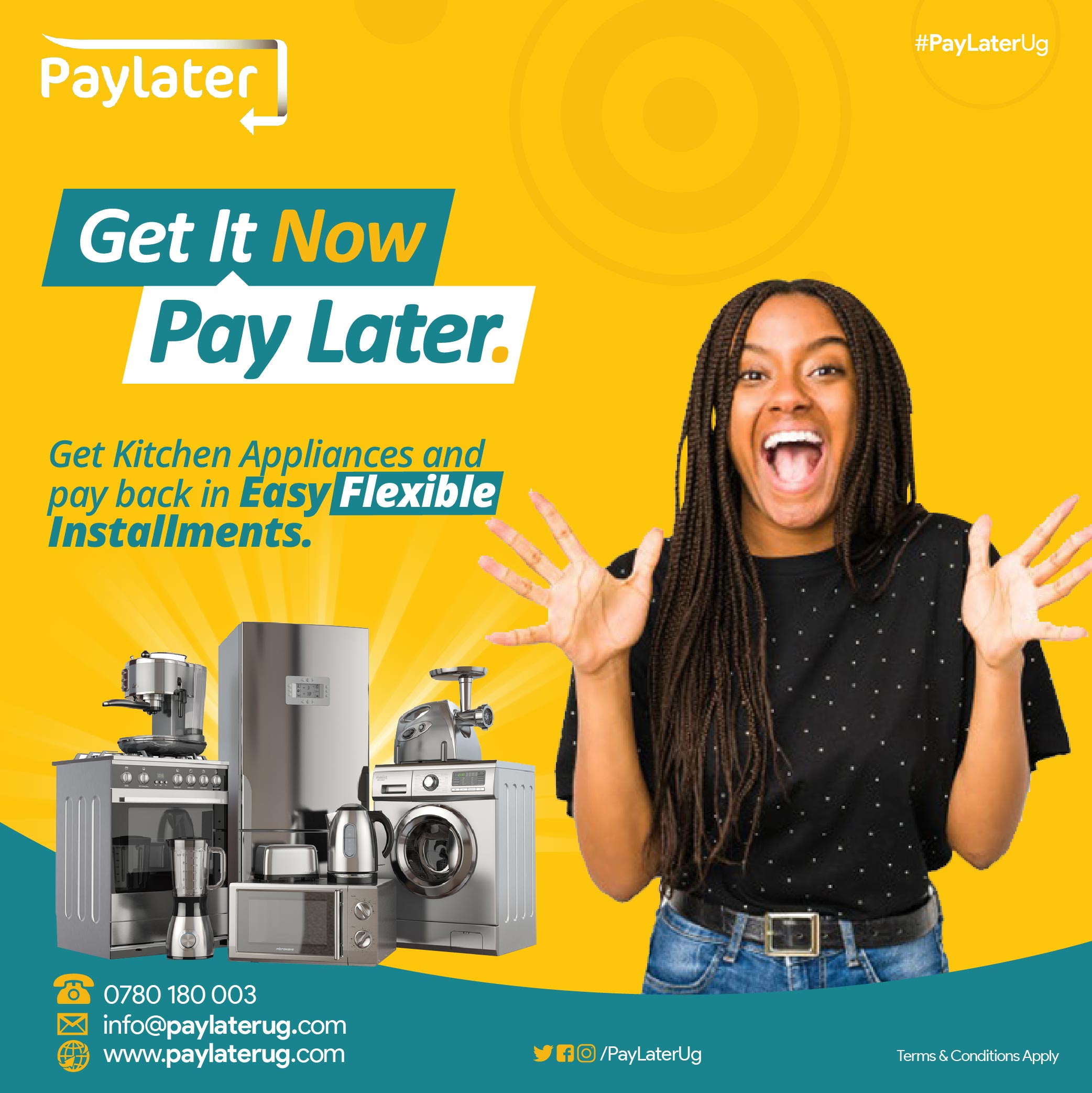 Buy now pay later kitchen appliances deals
