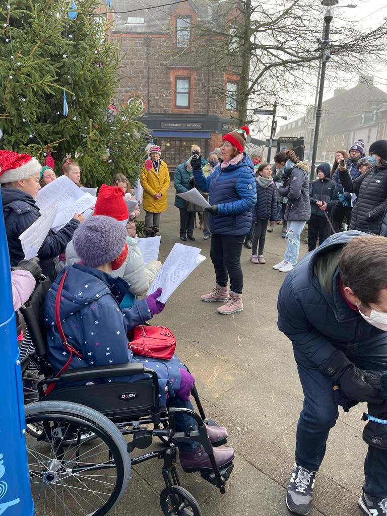 CallanderBrass's tweet image. Community carols in Ancaster Square, Callander. Saturday 18th December. Merry Christmas, everyone!!!