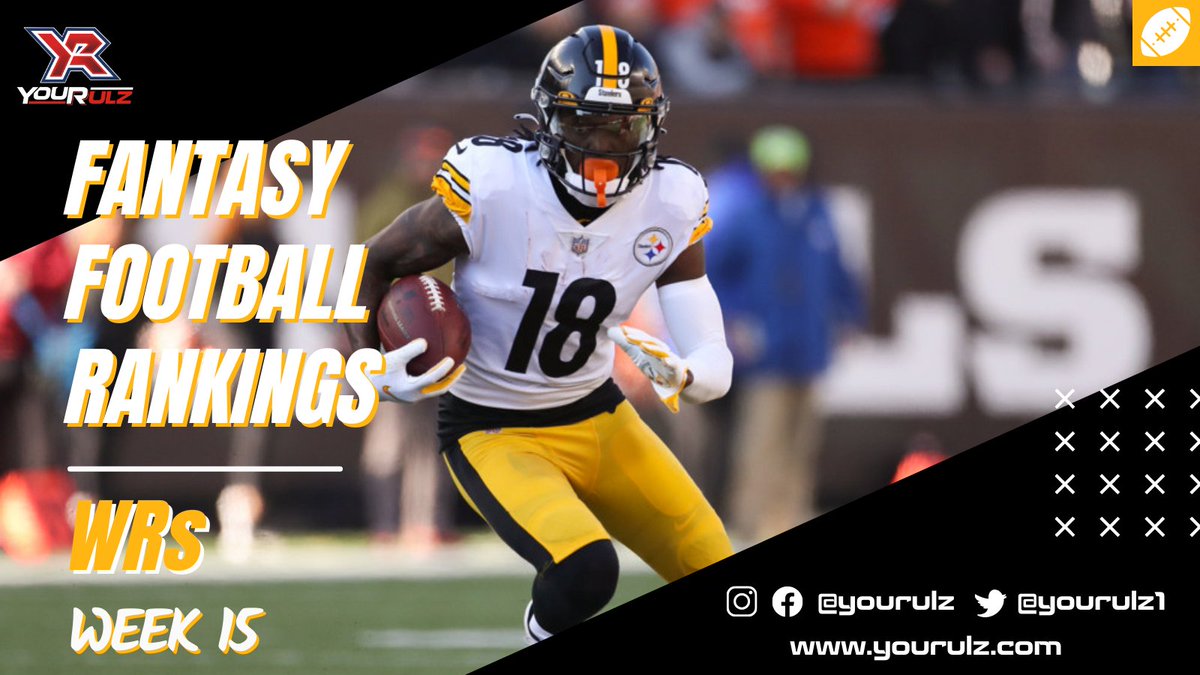 YouRulz1's tweet photo. Dionte Johnson has become Pittsburgh's main focus of moving the football, garnering double digits targets in all but two games this season. Check out our Week 15 Wide Receiver rankings: https://t.co/WughPUIAVg

#nfl #fantasyfootball #fantasyfootballadvice #yourulz https://t.co/0WAYwzwROj