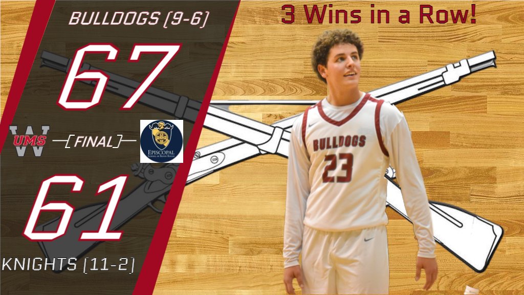 PlayWith_Honor's tweet photo. Bulldogs WIN 67-61 over a very strong Episcopal team out of Baton Rouge.  Bridges Simmons scored 25 - Will Howard 14 - Barton Elliott 12

Next Game at Orange Beach on Monday https://t.co/re4b9kK6pc