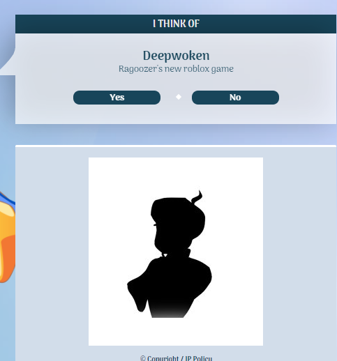 Nilonium's tweet photo. @ragoozer hey look you're on akinator! https://t.co/fIdtoUpH1V