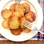 揚げずに簡単!輪切りじゃが芋で作る「フライドポテト」