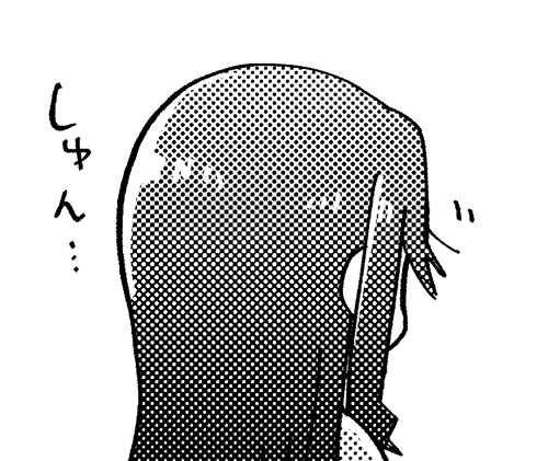 真面目な場面なのにうっかりディフォルメ気味に書いてしまって没にした真矢ちゃん 