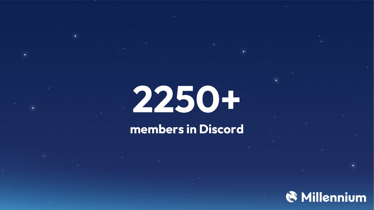 Excited for Millennium’s future cause we’re just getting started.