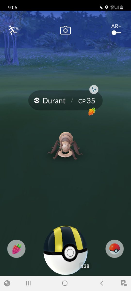 Yojoetwitch's tweet photo. Look a shiny Durant plus #maketheshow needs to trend apperantly #Pokemon #ShinyPokemon #pokemongo https://t.co/UpWGm25V9r