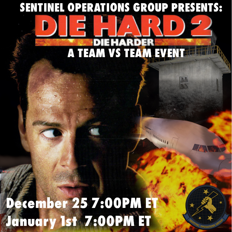 SentinelOpsClan's tweet image. Sentinel Operations Group cordially invites you to join us in our annual ArmA holiday tradition - A Very Die Hard Christmas. A TvT mission for up to 42 players based on Die Hard 2. Event and mod info can be found in the events channel on the SOG Discord at discord.gg/sogclan