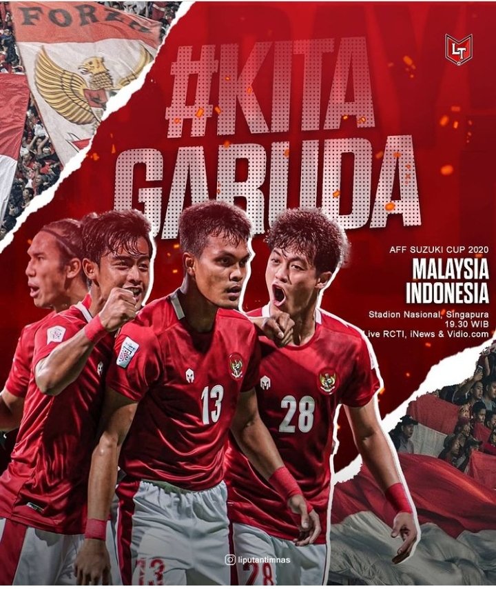 Ayo,
doakan Timnas Indonesia menang melawan Malaysia malam nanti, dan lolos ke semi final.
25 terpilih akan saya kirimkan satu buku saya.

#GarudadiDada 
#IndonesiaJuara
#BahagiaBersama